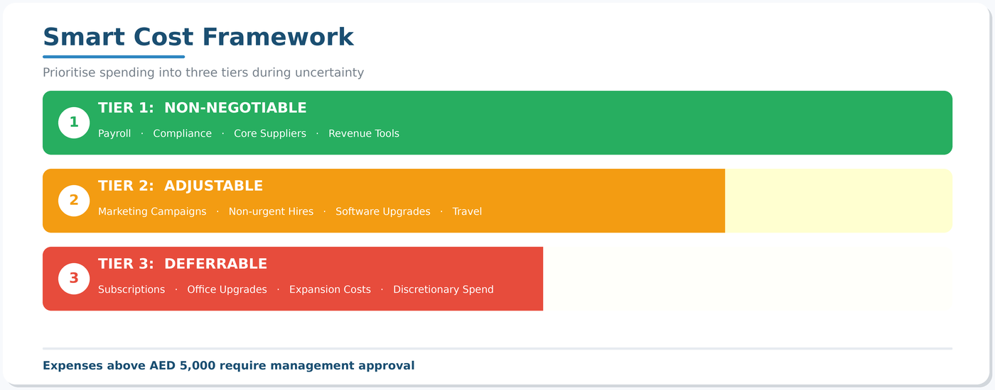 Prioritise Costs Intelligently
